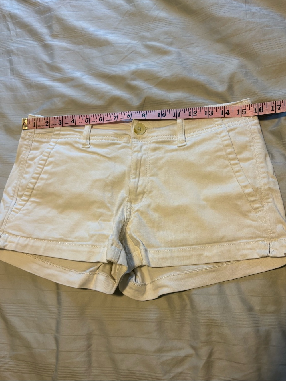 ✨5 for $20✨ American Eagle Women’s Classic Cotton Blend Shorts - white